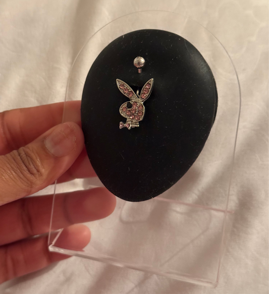 Pink Playboy Belly Ring
