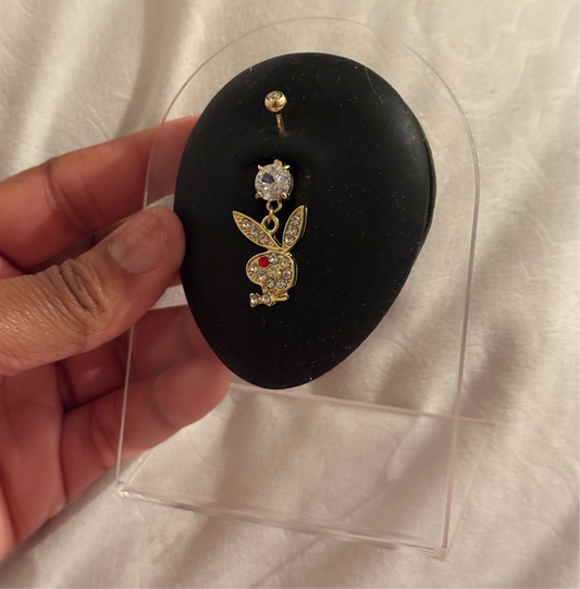 Red Eye Playboy Belly Ring