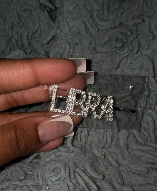 Libra Zodiac Hair Pin