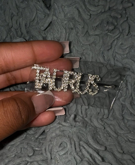 Taurus Zodiac Hair Pin